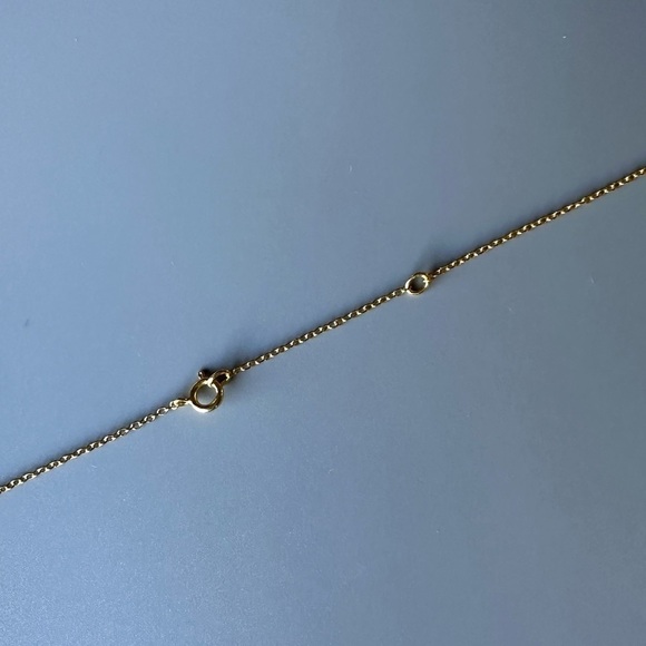 24k Gold Vermeil Dainty Shooting Star Necklace - Picture 9 of 10